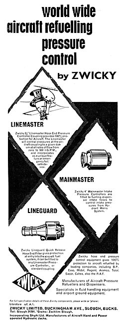 Zwicky Aircraft Refuelling Equipment 1965                        