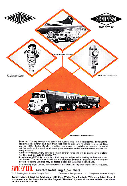 Zwicky Aircraft Refuelling Equipment                             